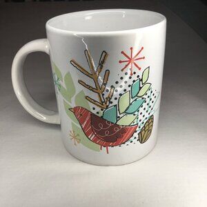 Coffee Cup With Red Bird Scene Just For You by Megatoys Standard Size